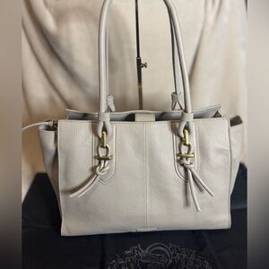 SOLD Vince Camuto Leather Maecy Tote, NWT, in Pumice